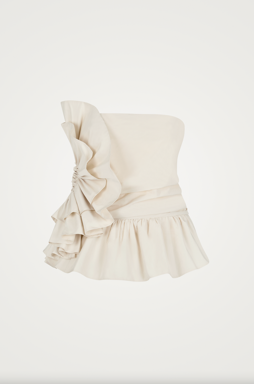 Ruffled Grace Off-Shoulder