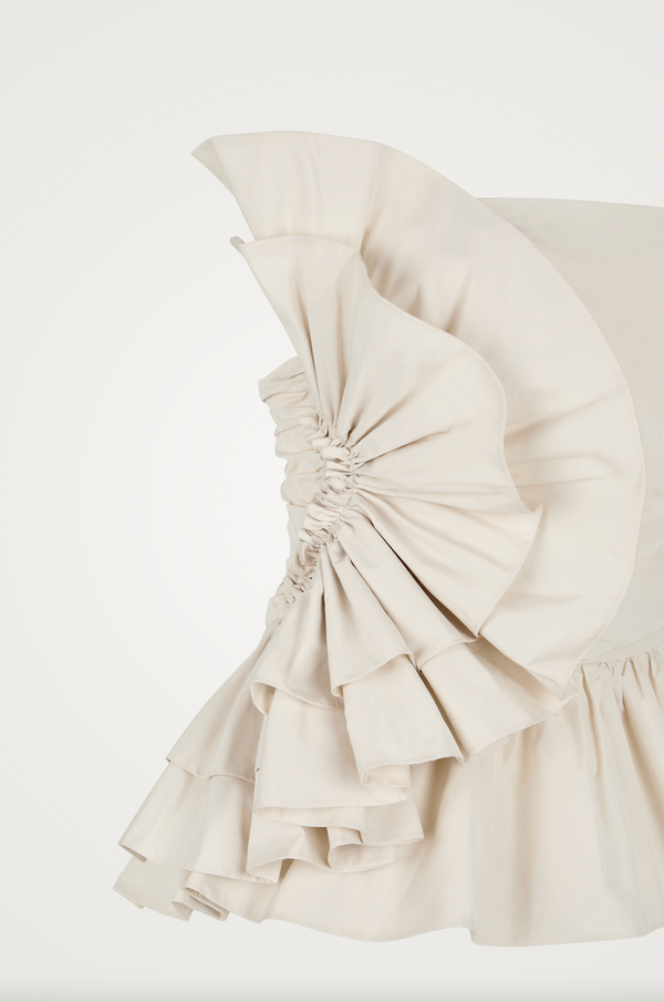 Ruffled Grace Off-Shoulder