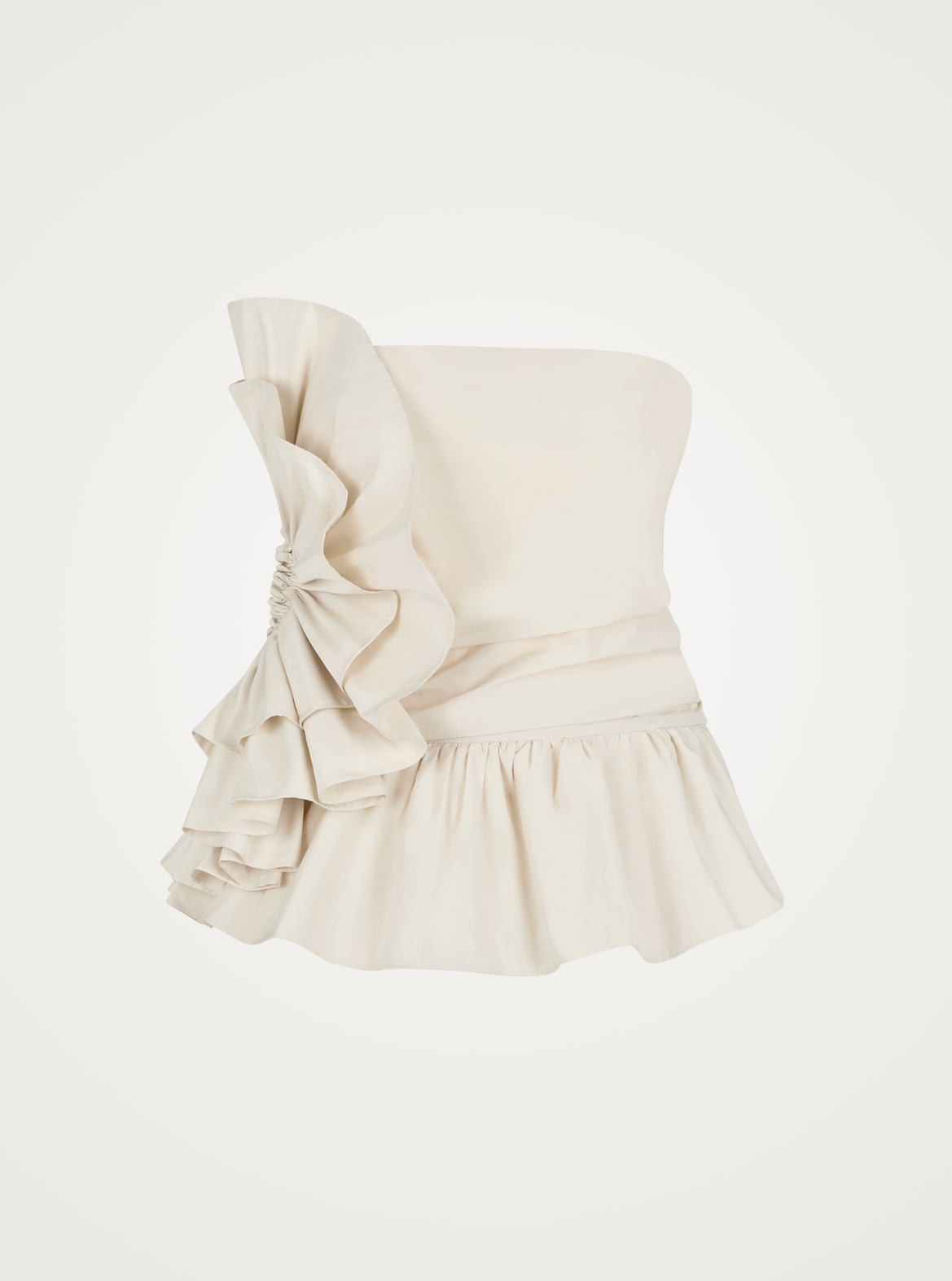 Ruffled Grace Off-Shoulder